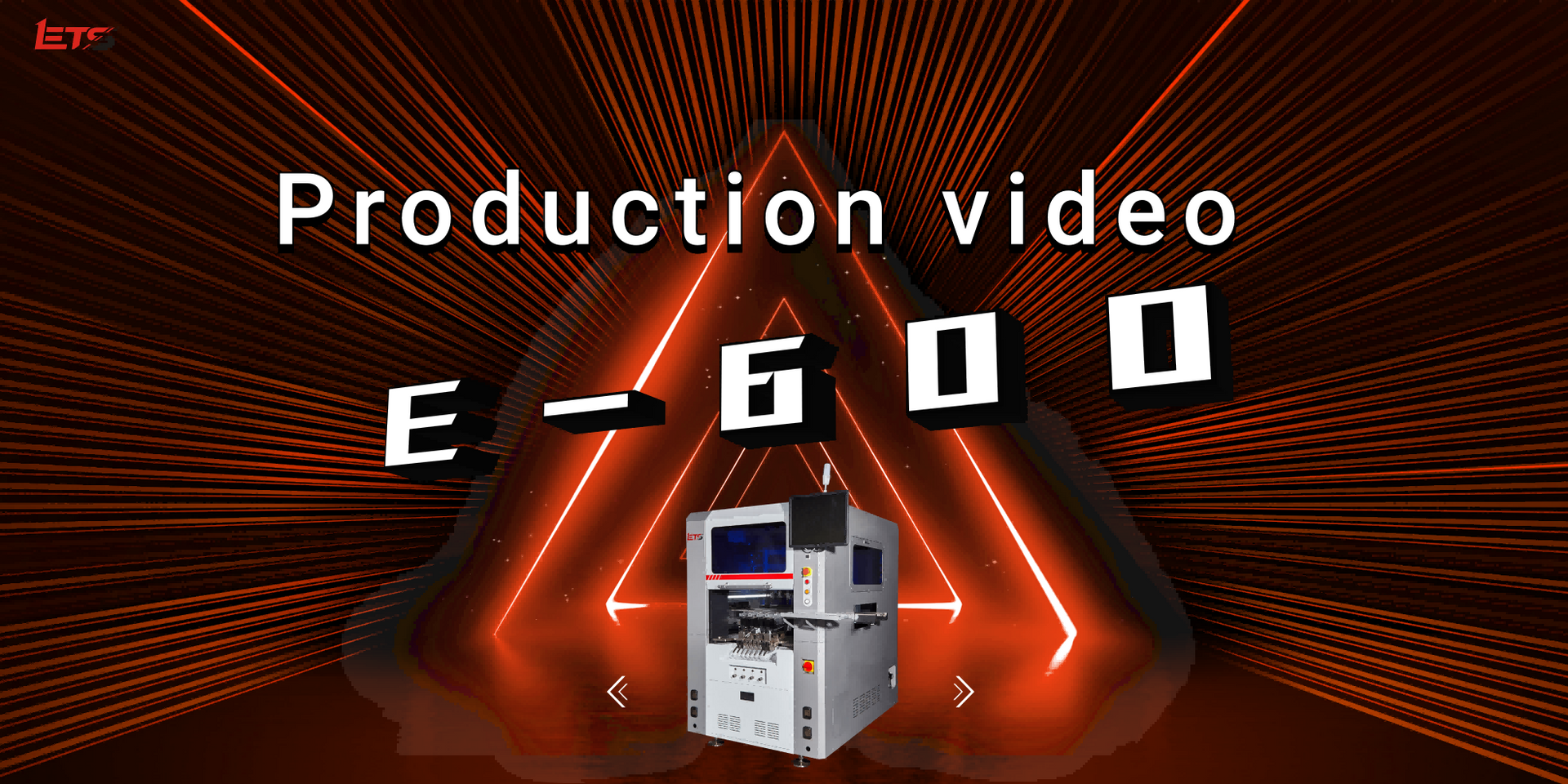 Load video: Component Insertion Machine Actual Case ETS E600